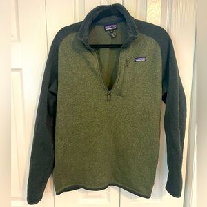 Patagonia Two Tone Better Sweater Quarter Zip